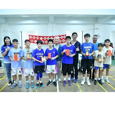 第15屆至美獎國小籃球聯賽本校榮獲國小甲組第3名